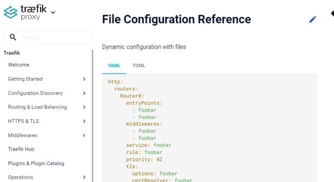 Traefik v.2: Service auf einem anderen Host per loadBalancer mit TLS einbinden